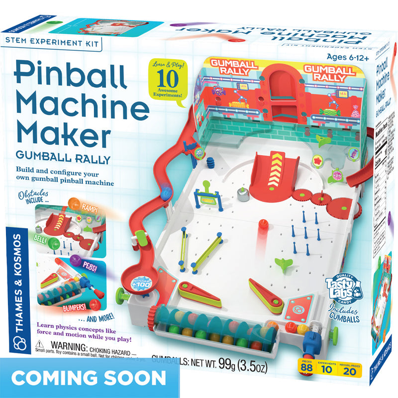 Pinball Machine Maker: Gumball Rally - COMING SUMMER 2024 STEM Thames & Kosmos   