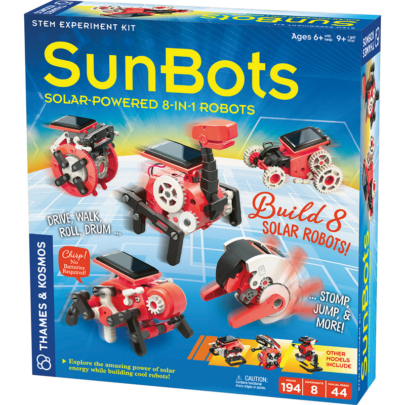 SunBots: Solar-Powered 8-in-1 Robots STEM Thames & Kosmos   