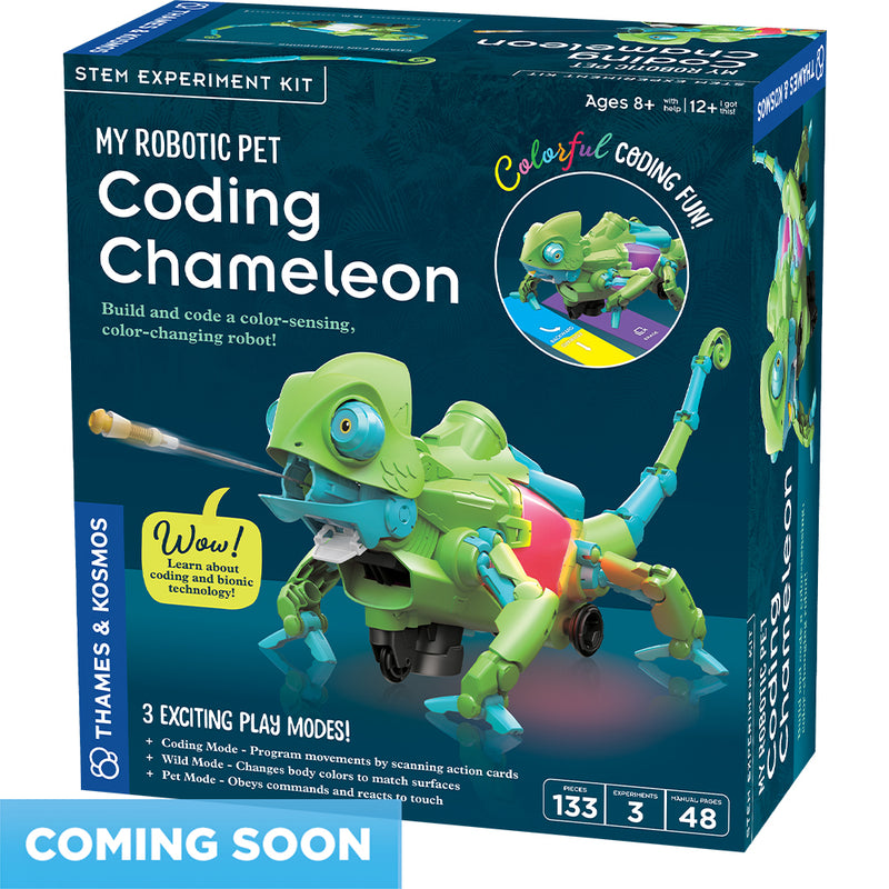 My Robotic Pet: Coding Chameleon - COMING FALL 2025 STEM Thames & Kosmos