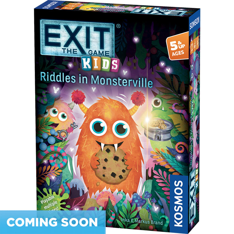 EXIT: The Game - Kids - Riddles in Monsterville - COMING SUMMER 2024 Games Thames & Kosmos   