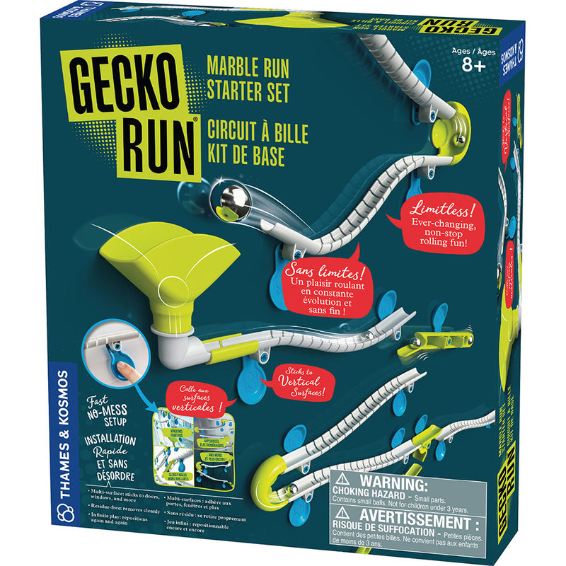 Gecko Run: Marble Run Starter Set 2L (ENG/FR) Marble Runs Thames & Kosmos