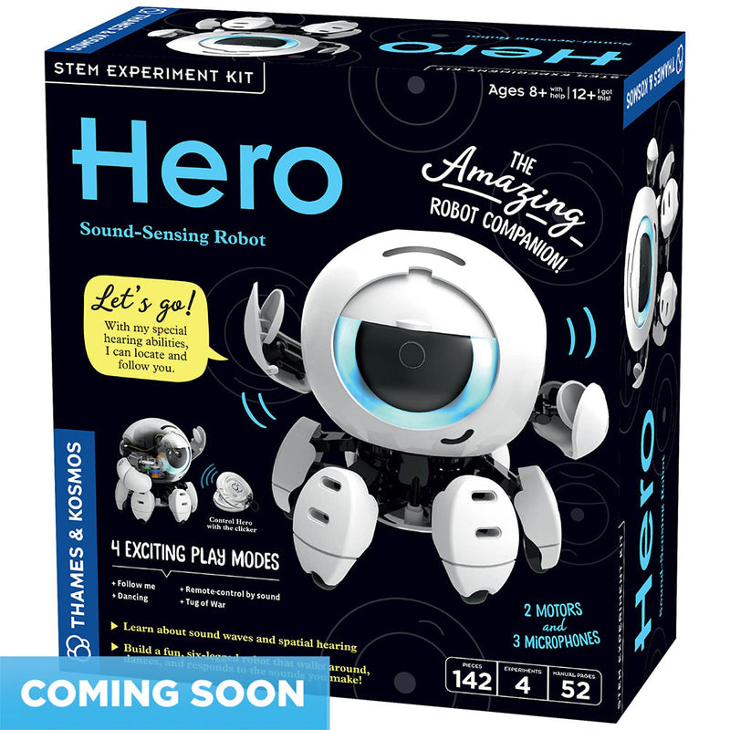 Hero: Sound Sensing Robot - COMING SPRING 2024 STEM Thames & Kosmos   