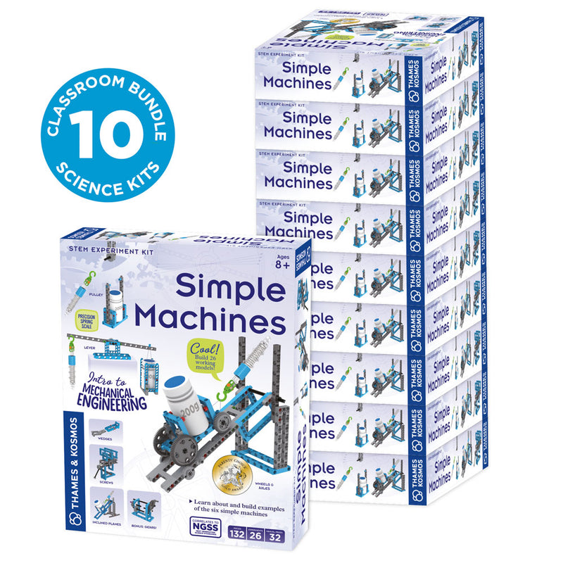 Simple Machines - Classroom Bundle 10-Pack STEM Thames & Kosmos   