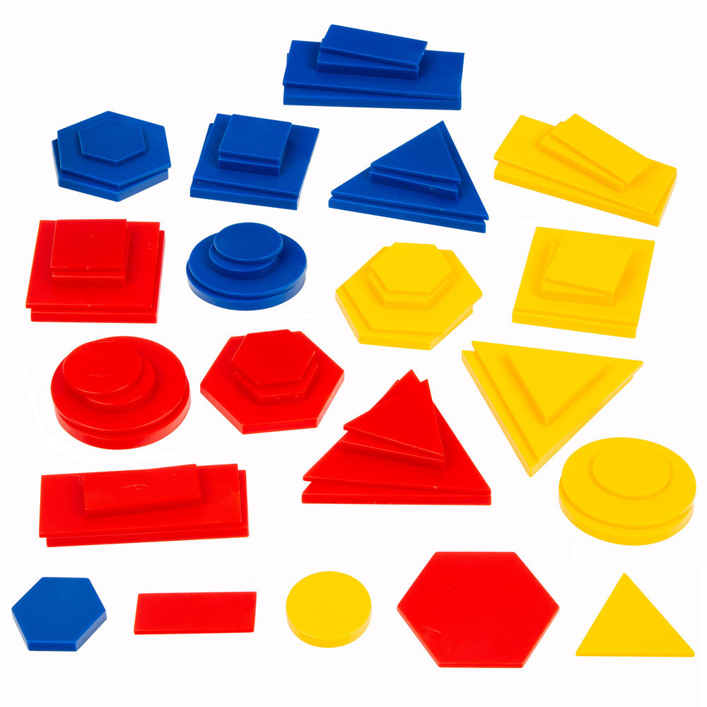 Kids First Math: Attribute Blocks Math Kit with Activity Cards STEM Thames & Kosmos   