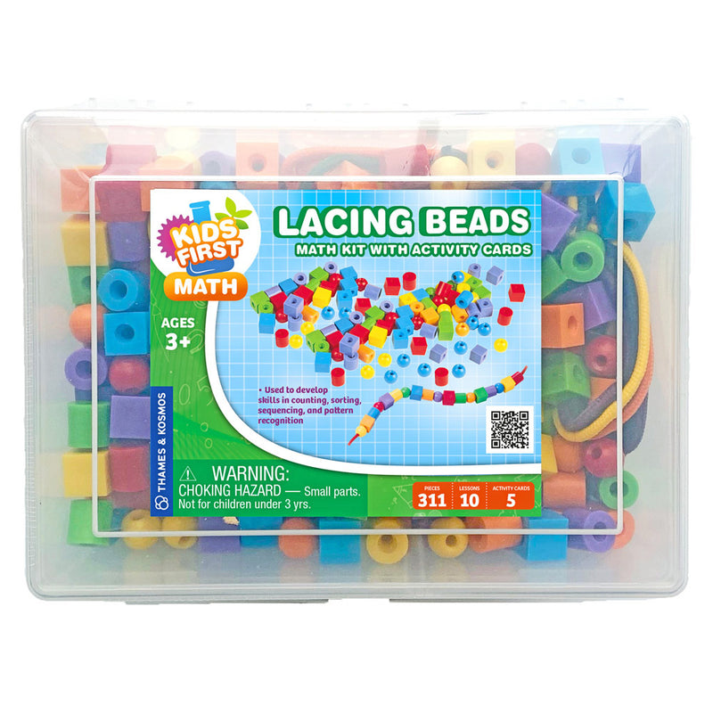 Kids First Math: Lacing Beads Math Kit with Activity Cards STEM Thames & Kosmos   