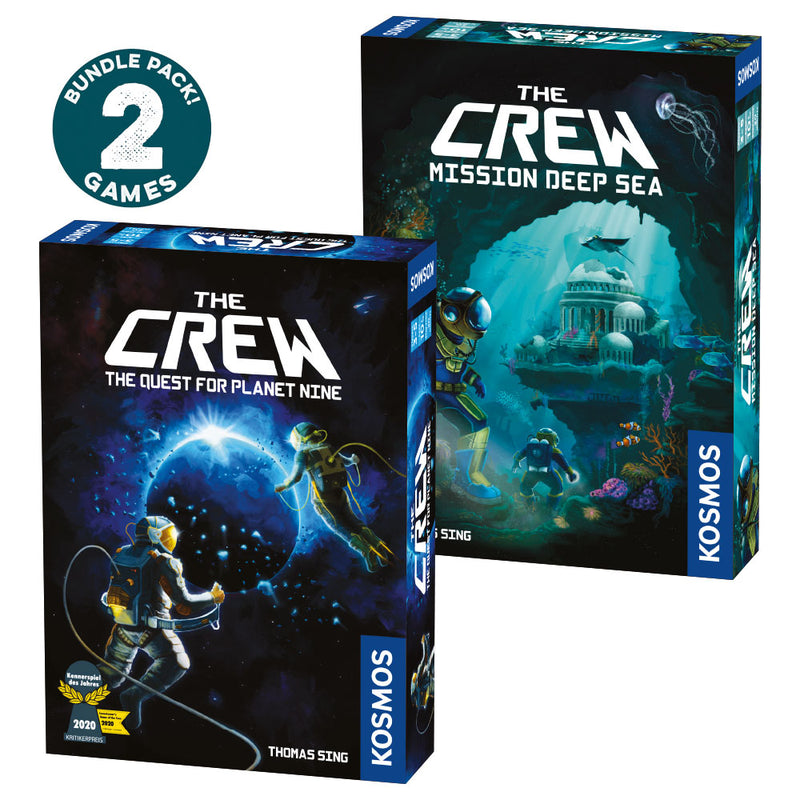 The Crew 2-Pack Bundle. The Crew: The Quest For Planet Nine & The Crew: Mission Deep Sea Games Thames & Kosmos   