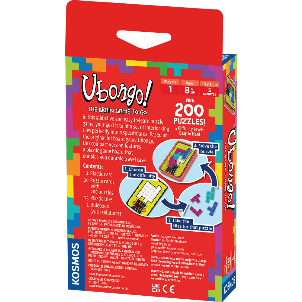 Ubongo: The Brain Game to Go Games Thames & Kosmos   