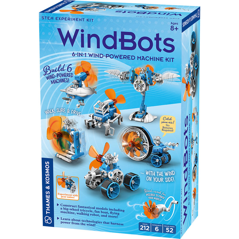 WindBots: 6-in-1 Wind-Powered Machine Kit STEM Thames & Kosmos   